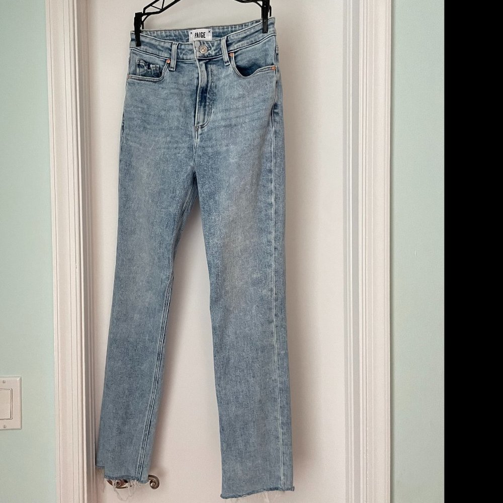 Paige Distressed Skinny Jeans